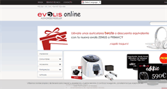 Desktop Screenshot of evolis-online.es